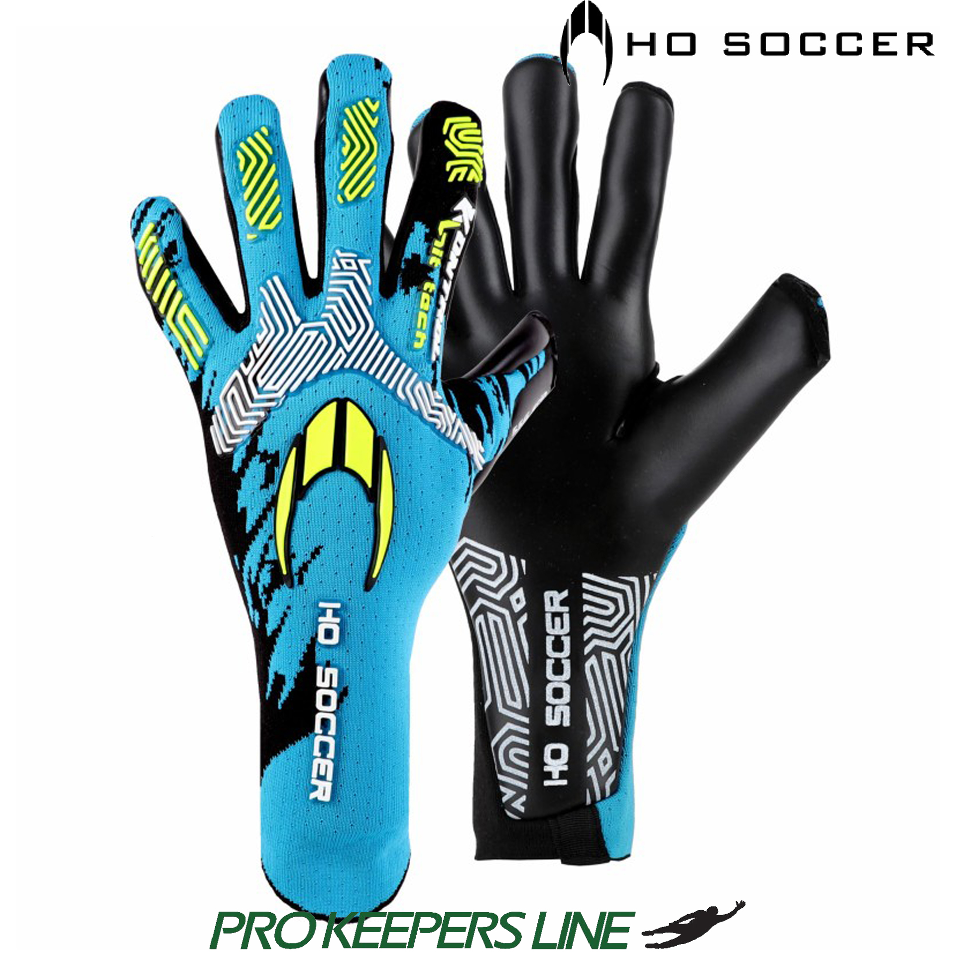 HO SOCCER SSG KONTROL KNIT TECH II BLACK-TURQUOISE