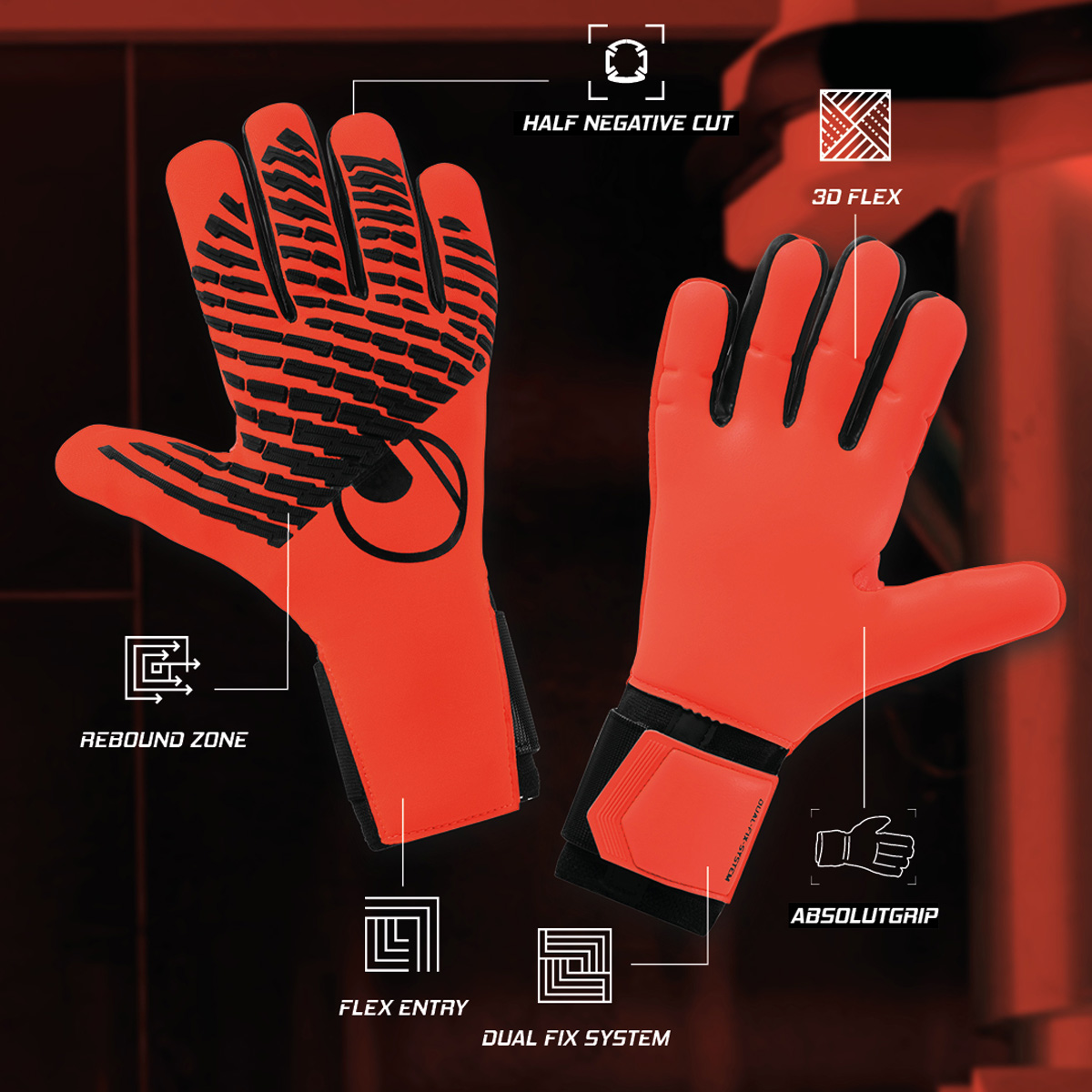 UHLSPORT FM POWER EDITION ABSOLUTGRIP HN FIT #379