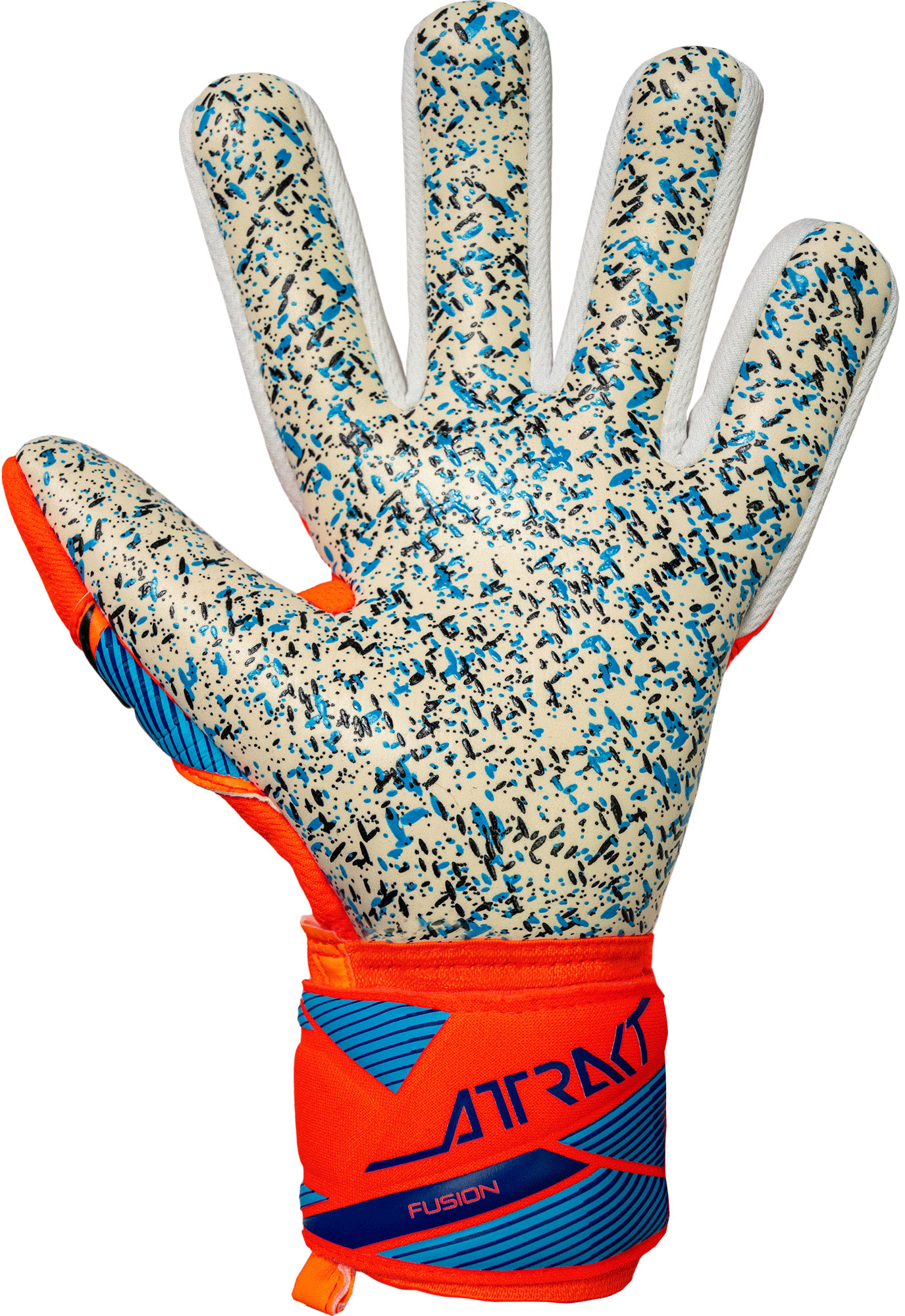 REUSCH ATTRAKT FUSION NC SHOCKING ORANGE/BLUE