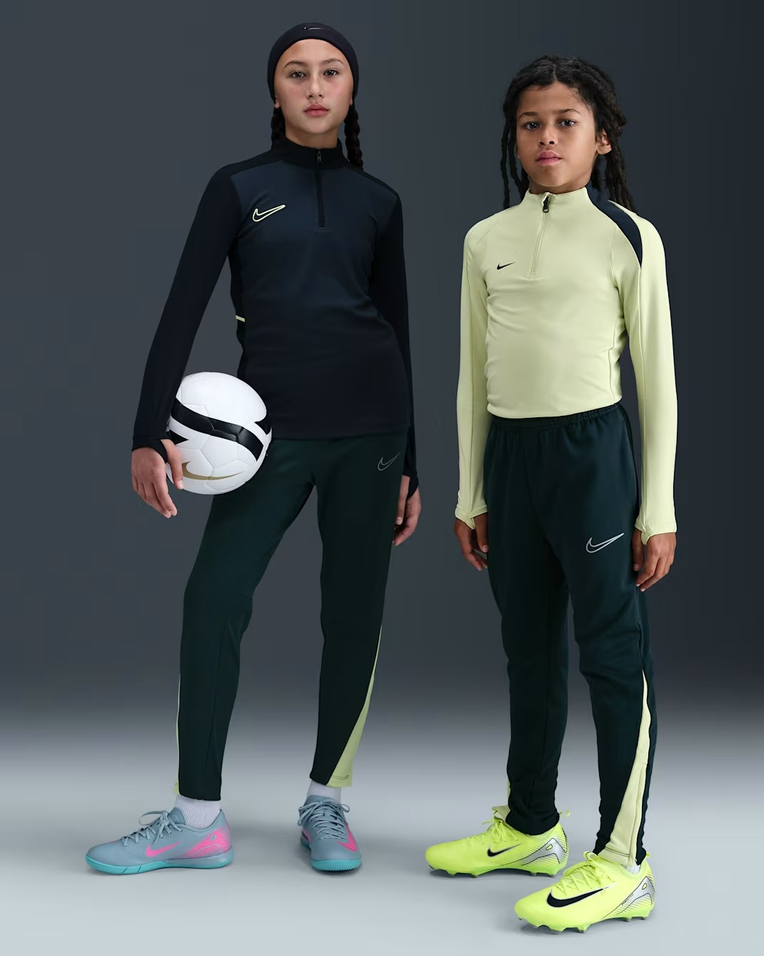 NIKE THERMA-FIT ACADEMY PANT JUNIOR SEAWEED/LIMELIGHT