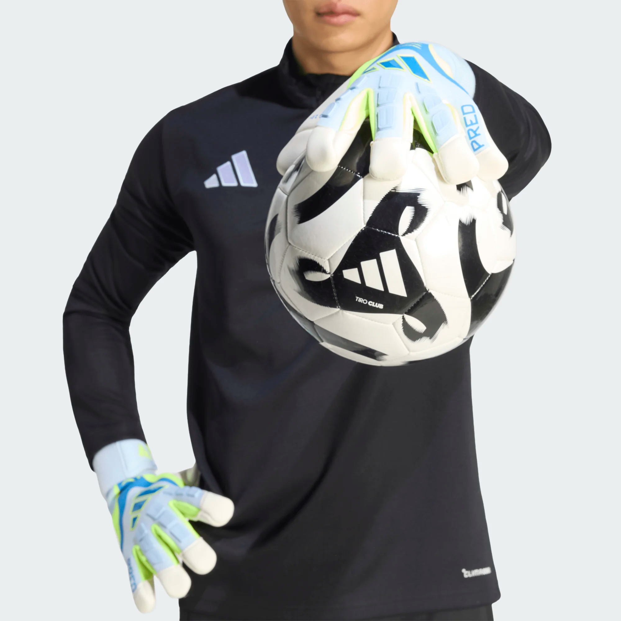 ADIDAS PREDATOR GL PRO HYBRID STRAP CLEAR SKY/RAY BLUE/SOLAR YELLOW