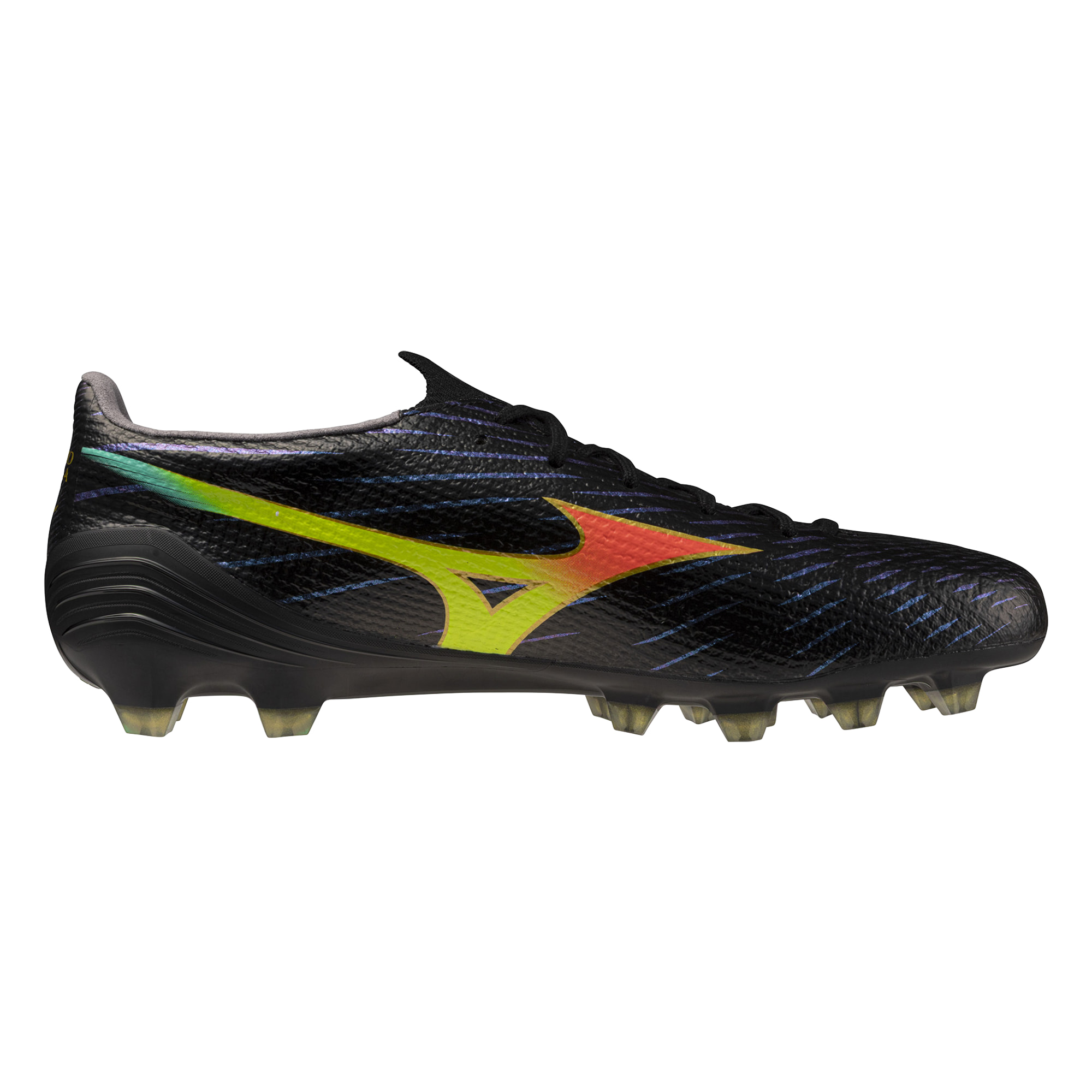 MIZUNO ALPHA III ELITE FG BLACK/LAVA ORANGE/EVENING PRIM