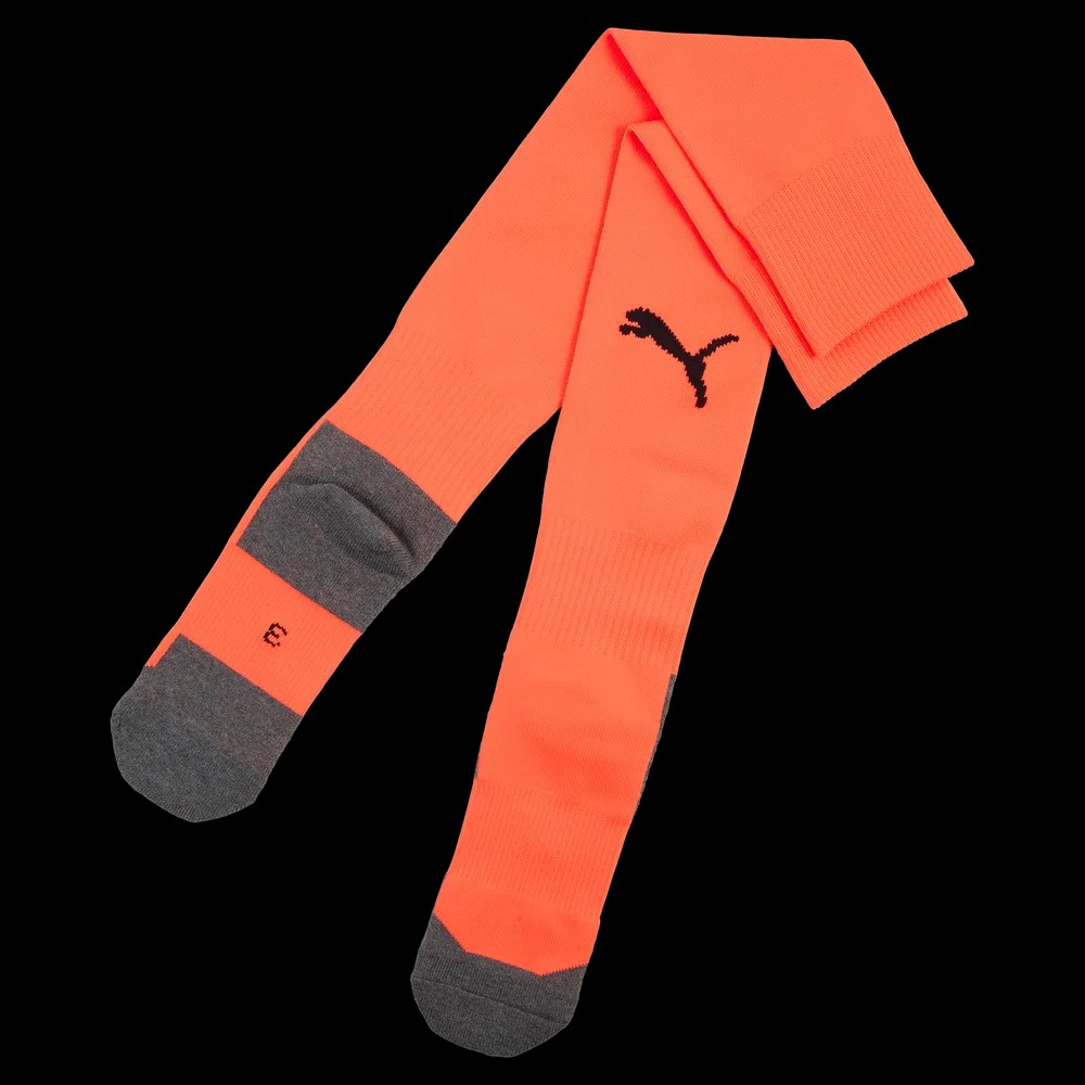 PUMA teamLIGA26 SOCKS CORE NEON SUN-PUMA BLACK
