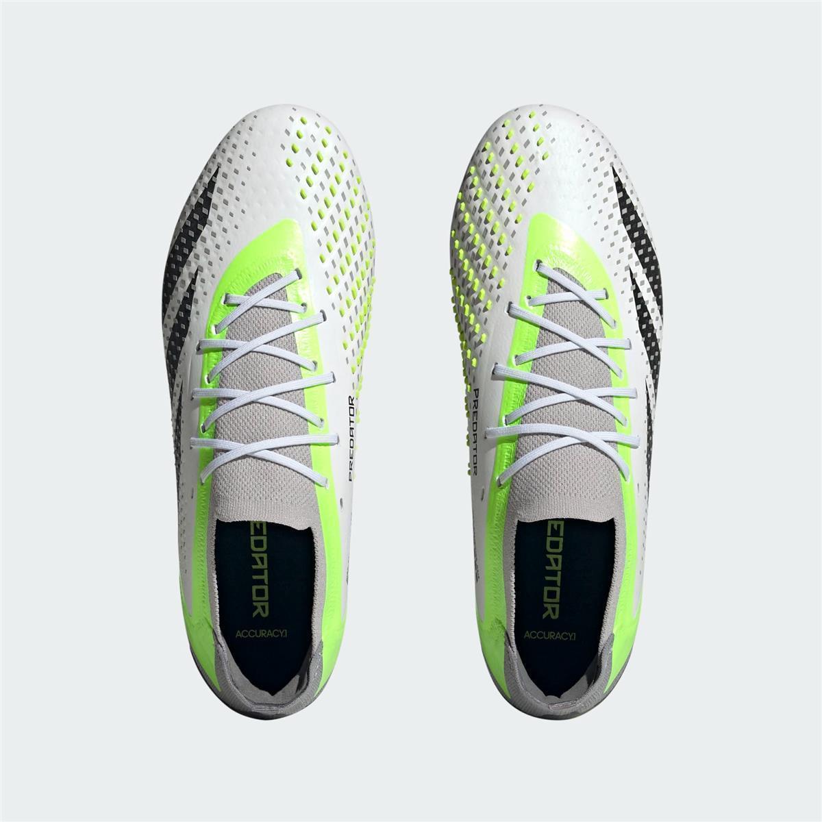 ADIDAS PREDATOR ACCURACY.1 LOW SG FOOTWEAR WHITE/CORE BLACK/LUCID LEMON