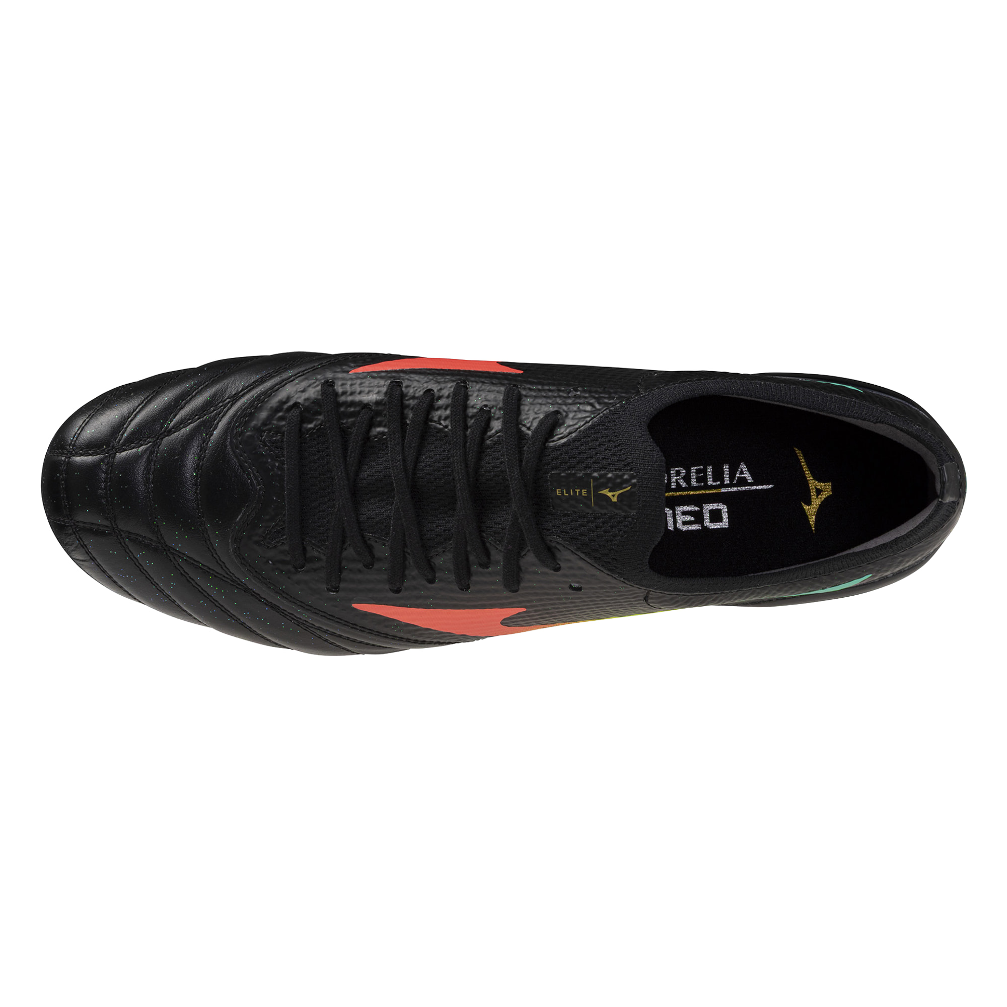 MIZUNO MORELIA NEO V BETA ELITE MIX BLACK/LAVA ORANGE/ARCADIA