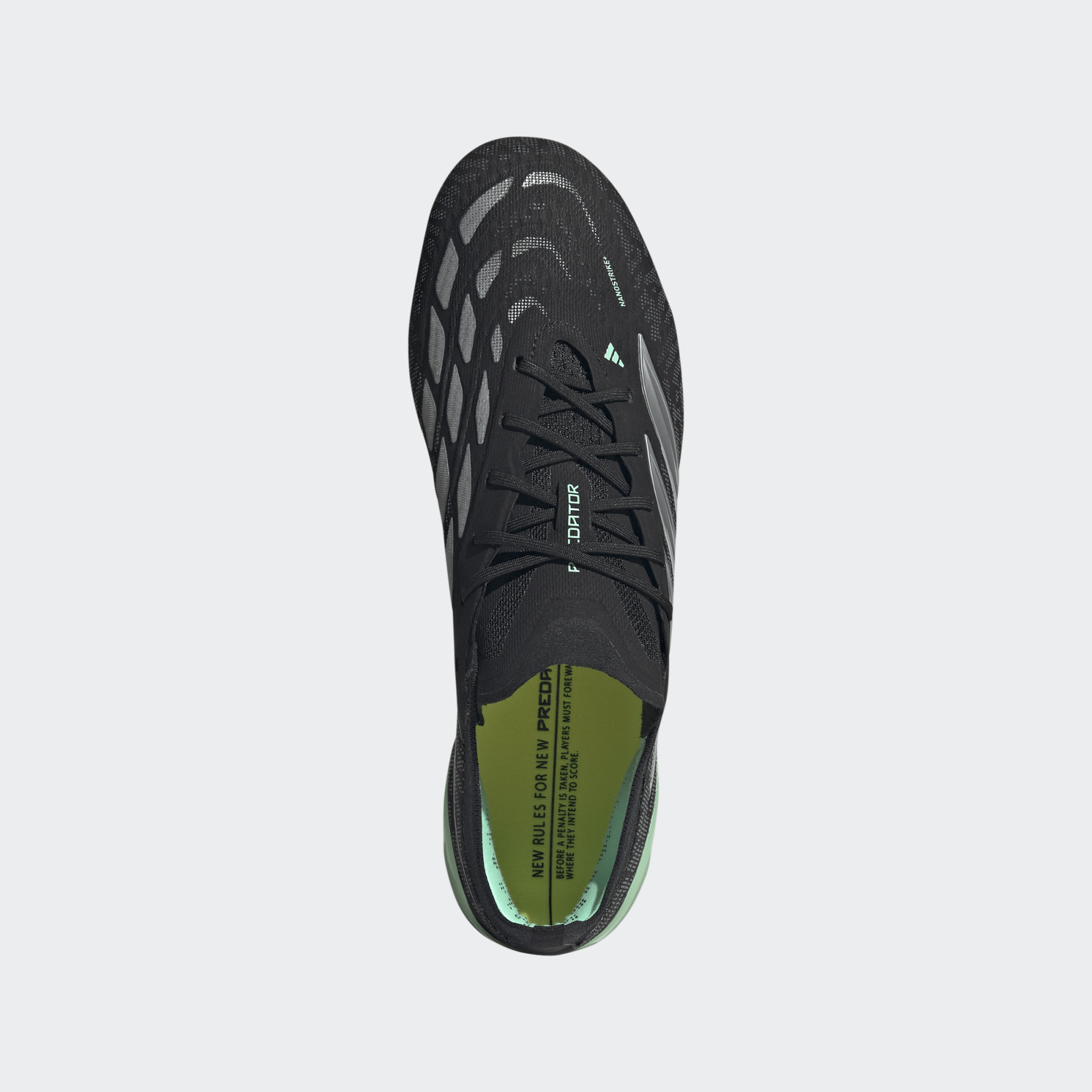 ADIDAS PREDATOR ELITE FG BLACK/SILVER METALLIC/PULSE MINT