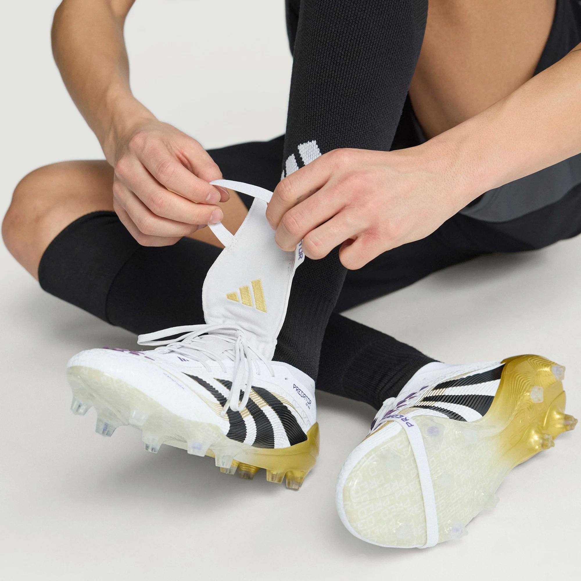 ADIDAS PREDATOR ELITE FT FG WHITE/BLACK/GOLD METALLIC ADIDAS PREDATOR ELITE FT FG WHITE/BLACK/GOLD METALLIC