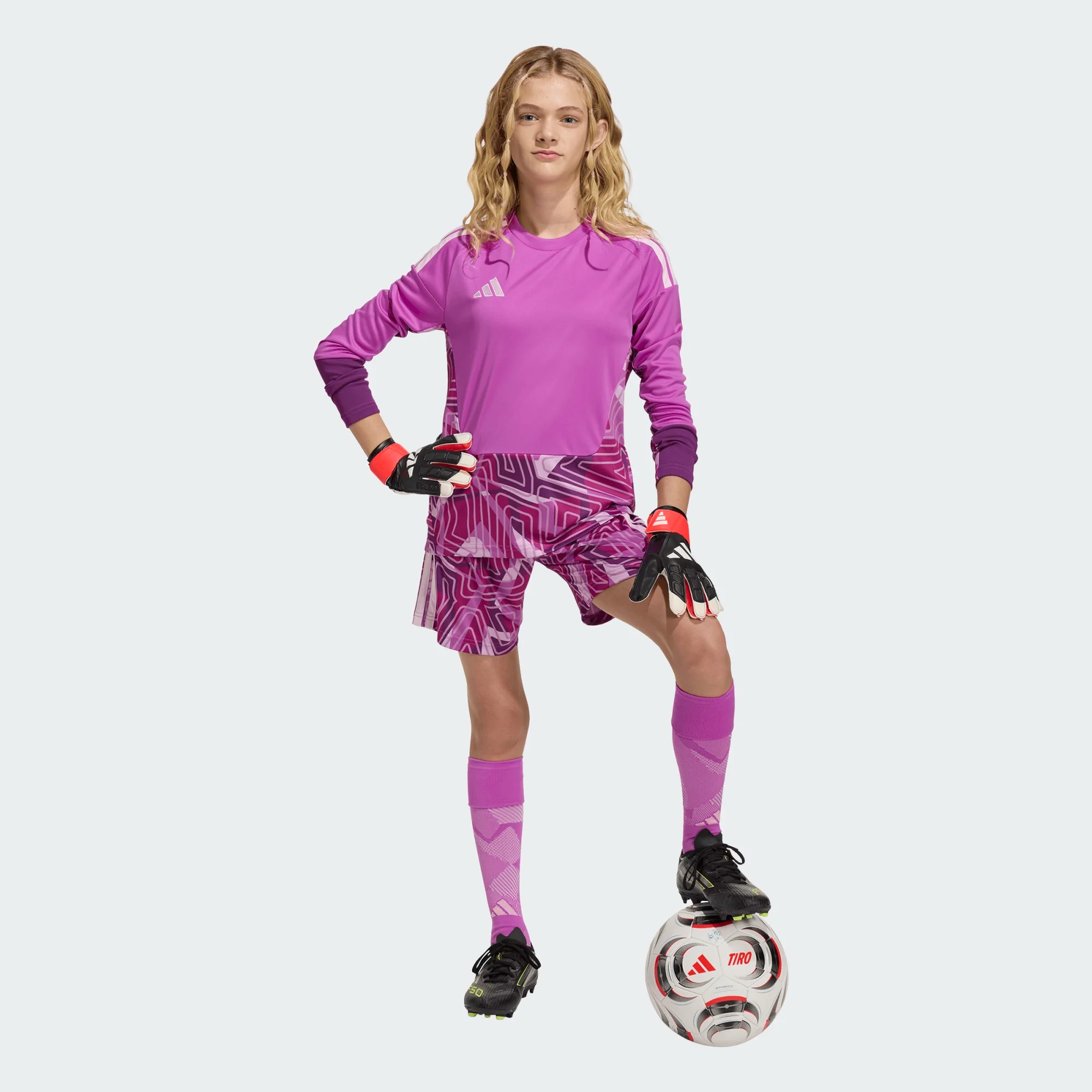 ADIDAS TIRO26 COMPETITION GK SHORT FLASH PINK JUNIOR