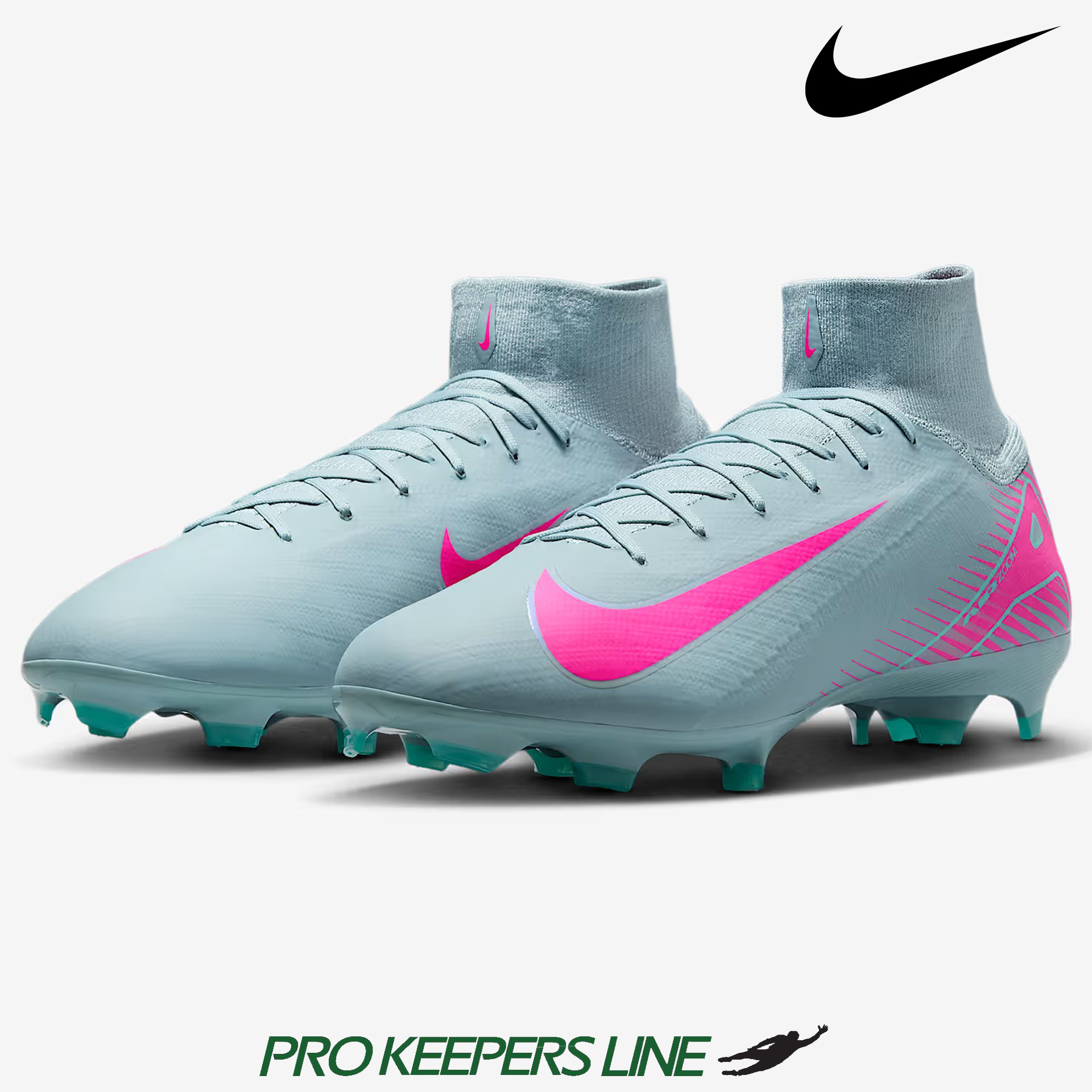 NIKE ZOOM MERCURIAL SUPERFLY 10 PRO FG OCEAN CUBE/PINK BLAST