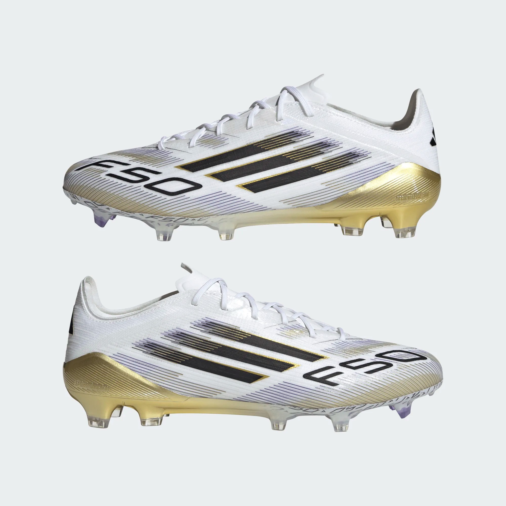 ADIDAS F50 ELITE FG WHITE/BLACK/GOLD METALLIC ADIDAS F50 ELITE FG WHITE/BLACK/GOLD METALLIC