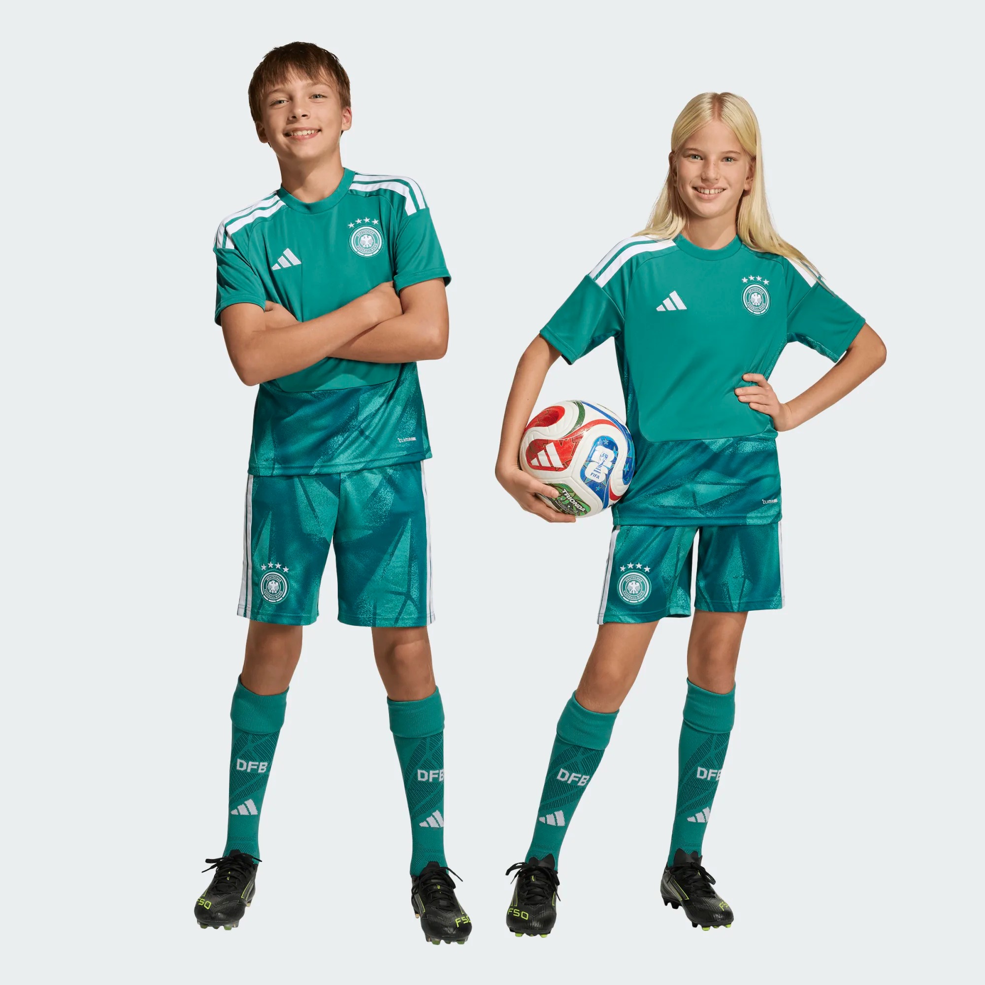 ADIDAS GERMANY 26 HOME GOALKEEPER KIDS SHORTS