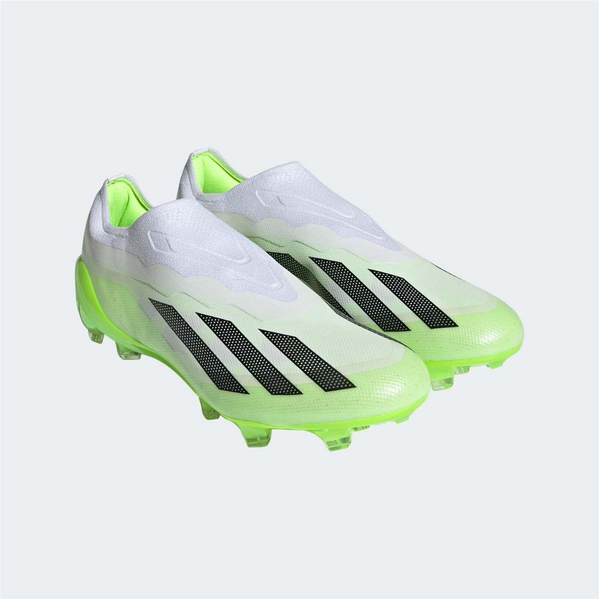 ADIDAS X CRAZYFAST.1 LL FG FOOTWEAR WHITE/CORE BLACK/LUCID LEMON