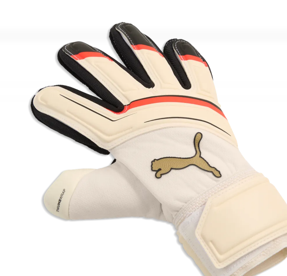 PUMA KING PRO JR RC SUGARED ALMOND-PUMA BLACK-ULTRA RED