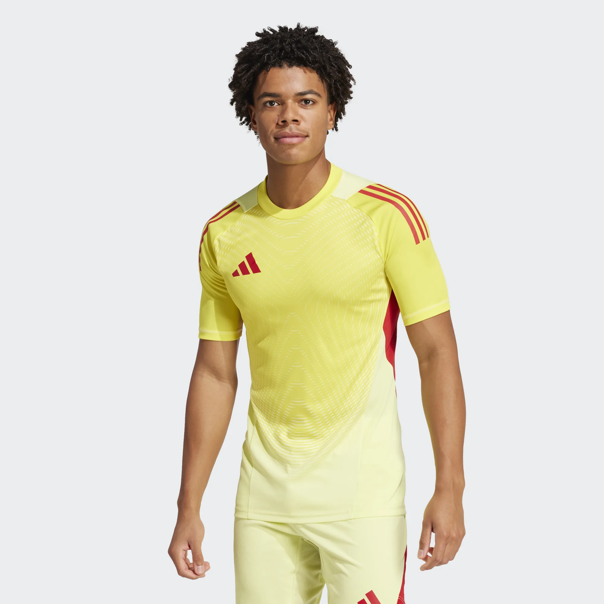 ADIDAS TIRO25 PRO GK JERSEY SHORT SLEEVE PULSE YELLOW
