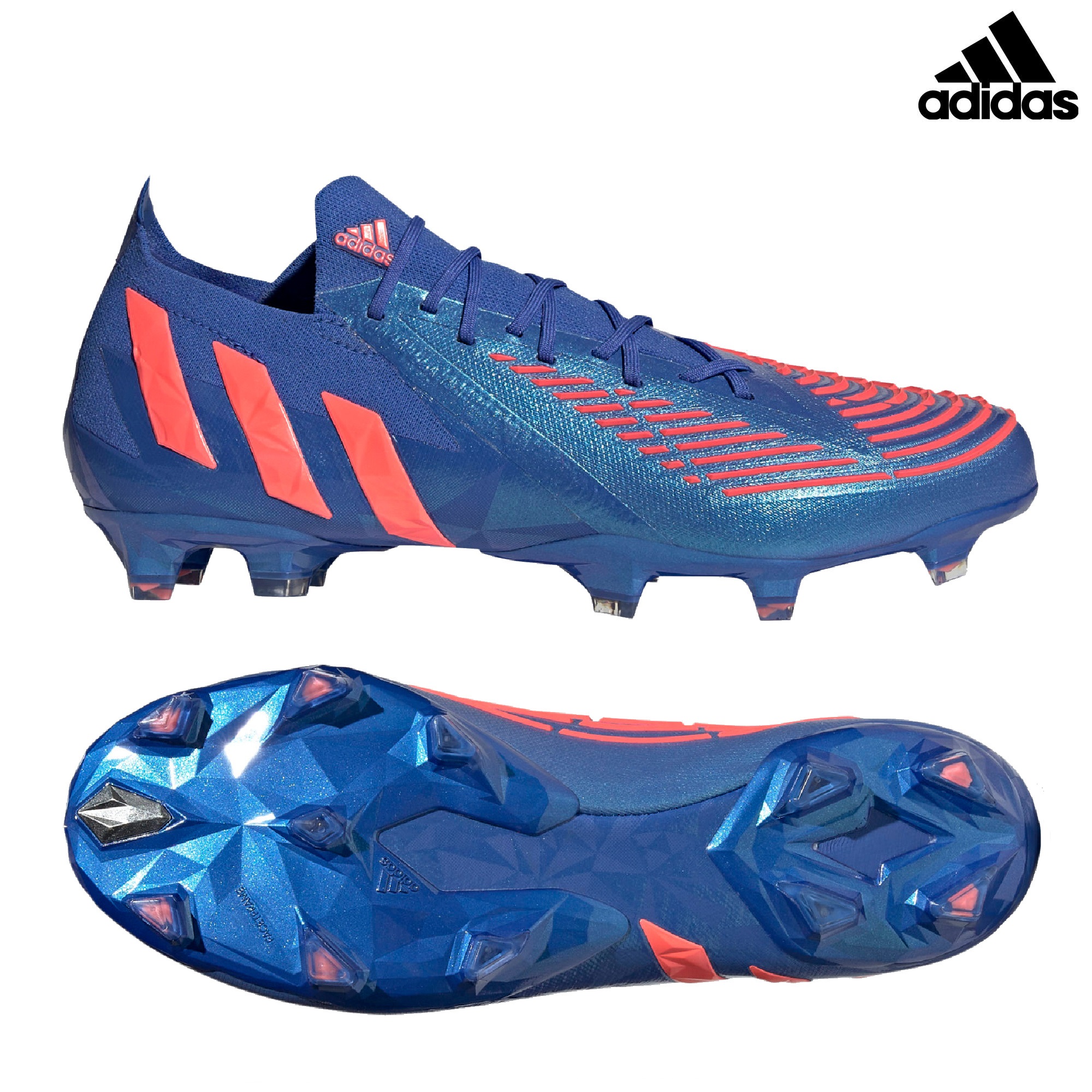 ADIDAS PREDATOR EDGE.1 LOW FG HI-RES BLUE/TURBO/HI-RES BLUE | UK