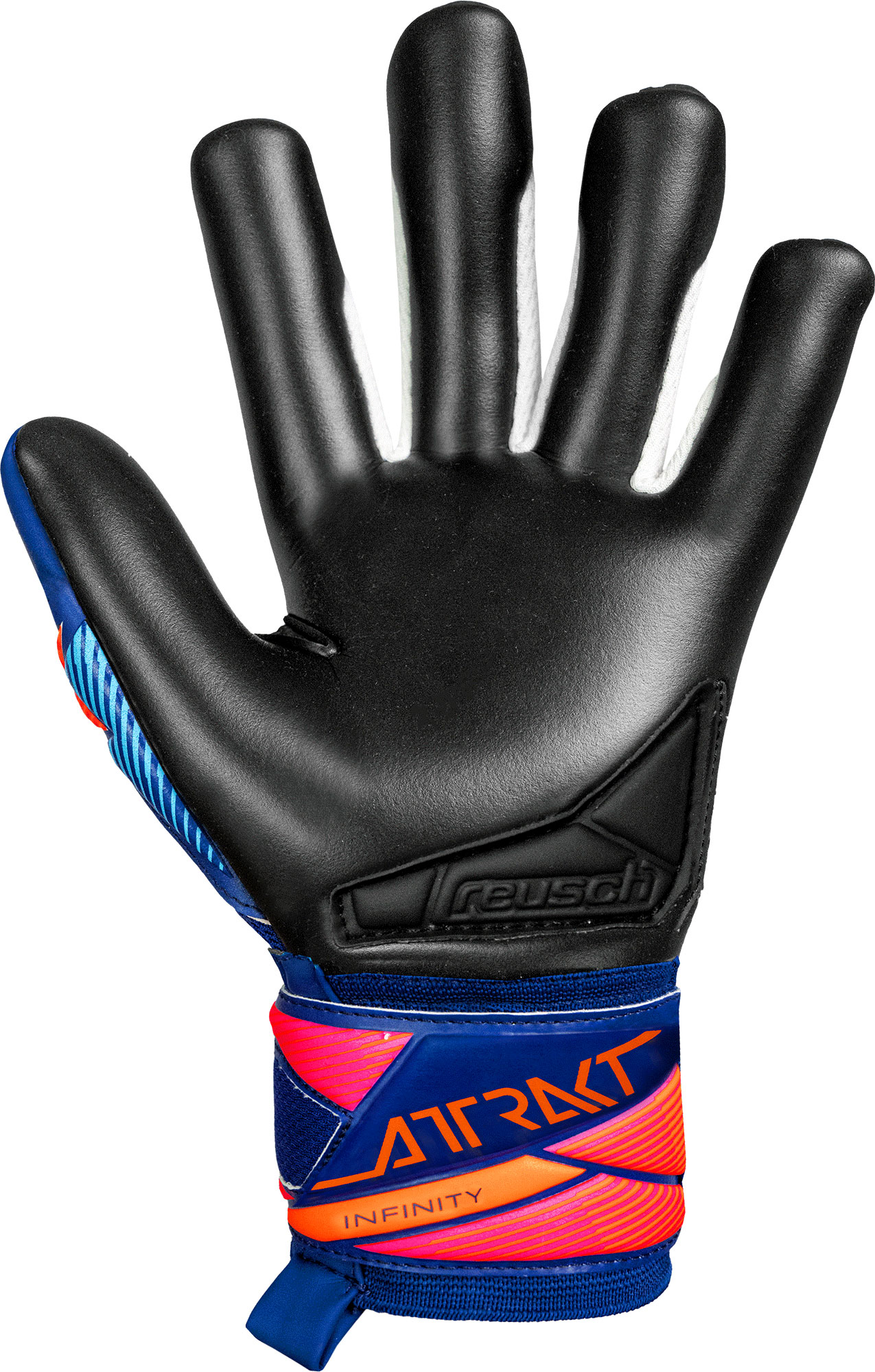 REUSCH ATTRAKT INFINITY EVOLUTION NC JUNIOR SHARP BLUE / SHOCKING ORANGE / BLACK