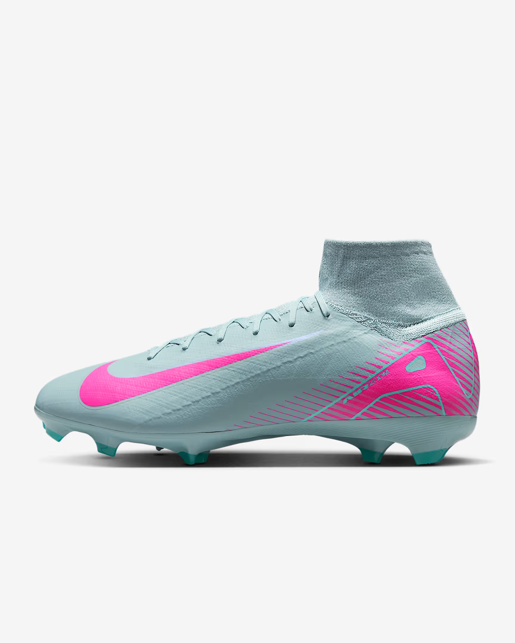 NIKE ZOOM MERCURIAL SUPERFLY 10 PRO FG OCEAN CUBE/PINK BLAST