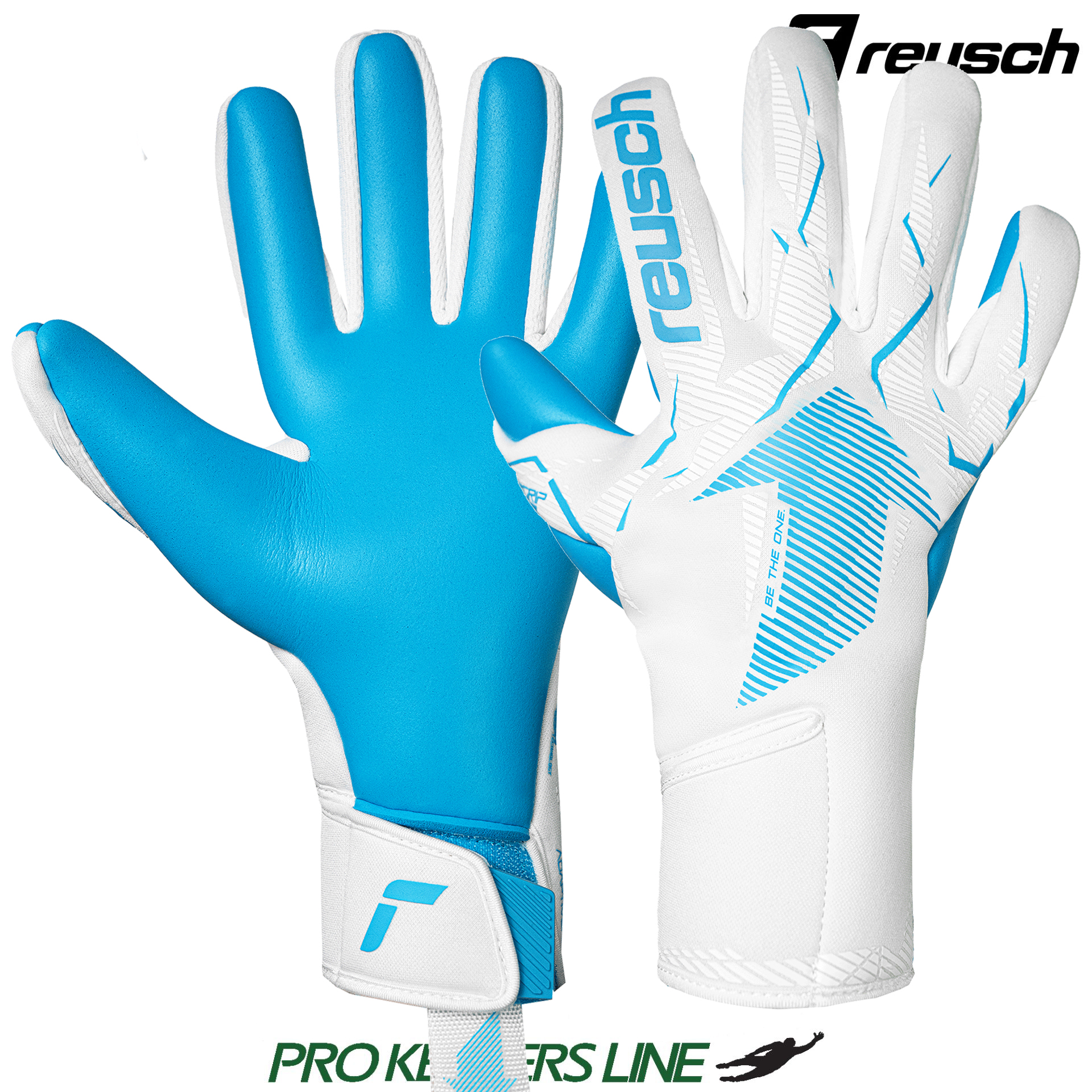 REUSCH FASTGRIP AQUA WHITE/AQUA BLUE