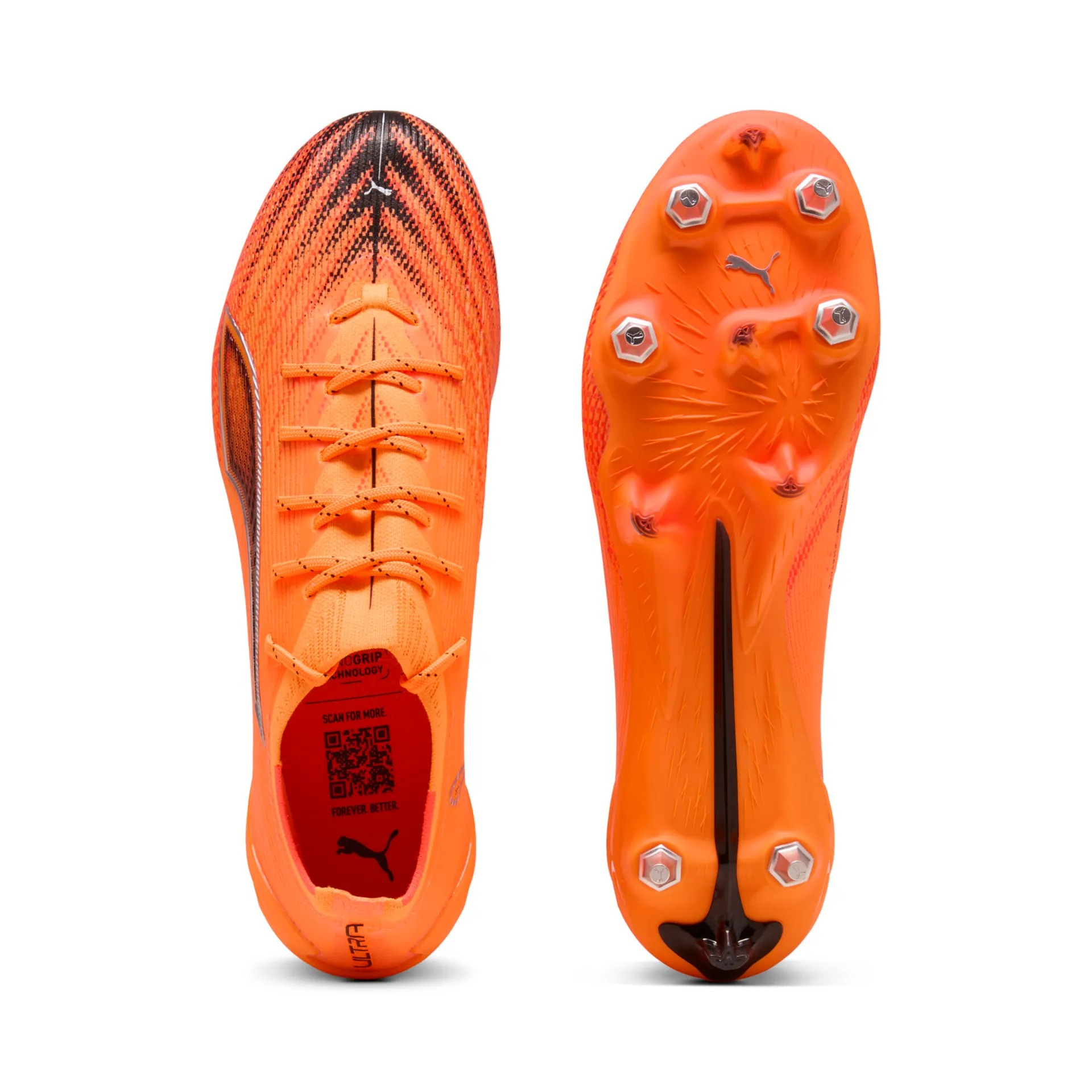 PUMA ULTRA 6 ULTIMATE MXSG HEAT FIRE-PUMA BLACK-GLOWING RED