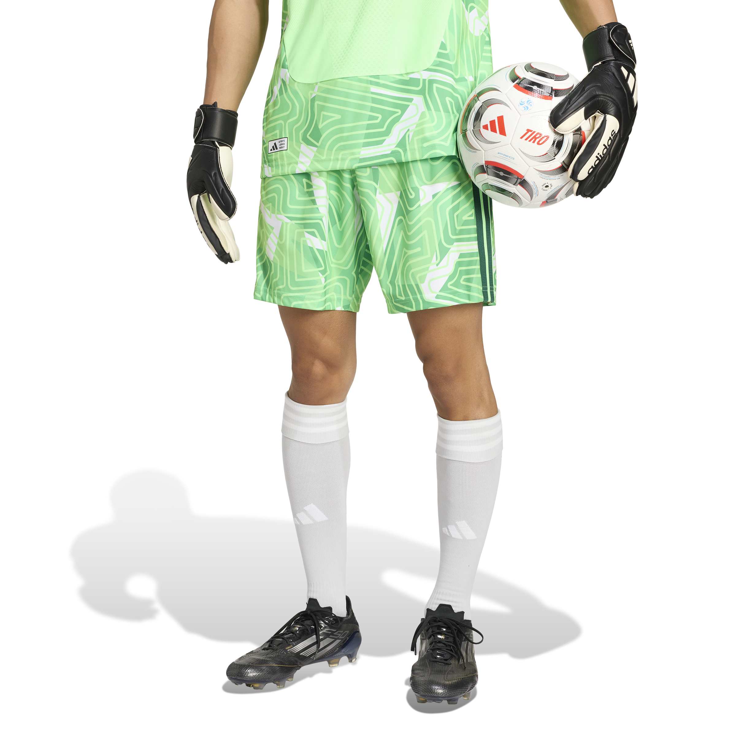 ADIDAS TIRO26 AUTHENTIC GK SHORTS LIME BURST