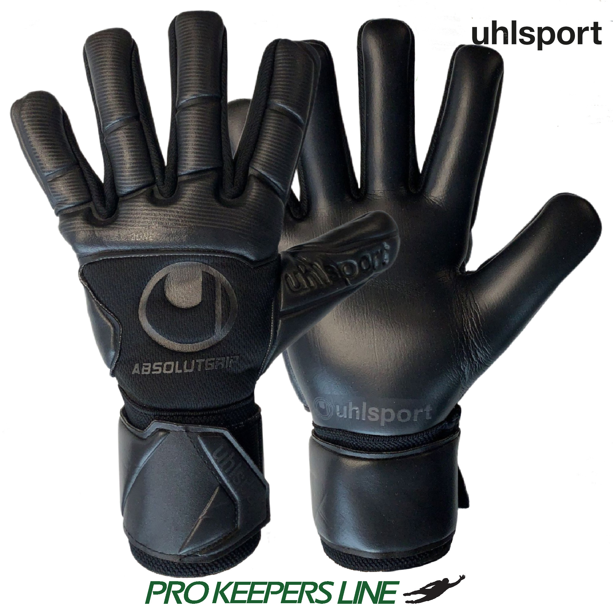 UHLSPORT COMFORT ABSOLUTGRIP HN BLACK