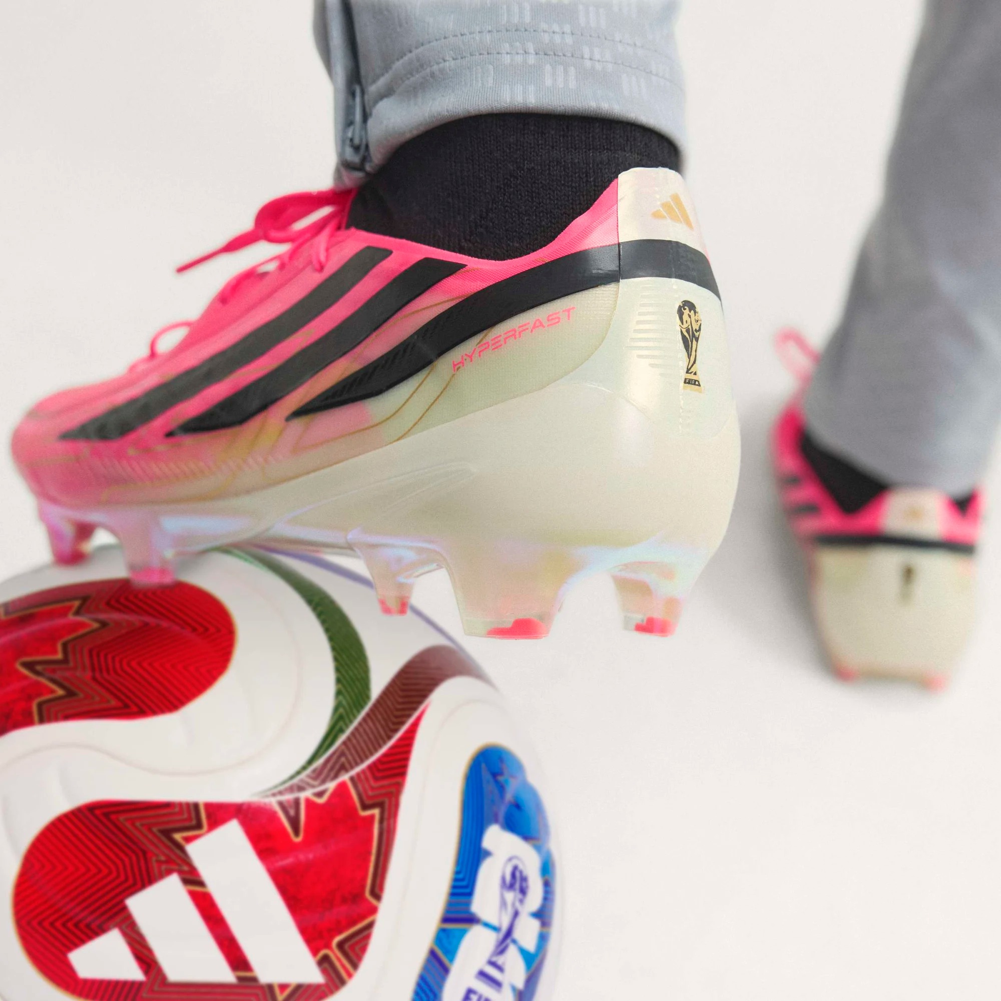 ADIDAS F50 HYPERFAST ELITE FG SOLAR TURQUOISE/BLACK/GOLD METALLIC