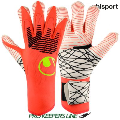 UHLSPORT FM ULTRAGRIP ZNE HYBRID FLUO RED/WHITE/FLUO YELLOW