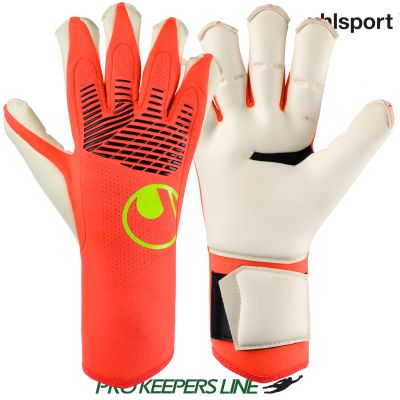 UHLSPORT FM ABSOLUTGRIP HYBRID FLUO RED/WHITE/FLUO YELLOW